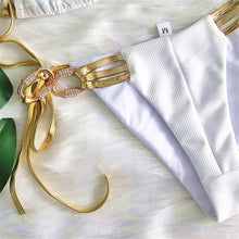 Load image into Gallery viewer, Crystal Rhinestones Bikini