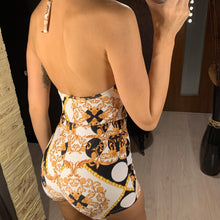 Load image into Gallery viewer, Plunge Nec Ring Linked Monokini