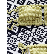 Load image into Gallery viewer, Pleated Bandeau Bikini