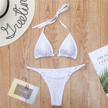 Load image into Gallery viewer, Shiny Rhinestone Mini Bikini