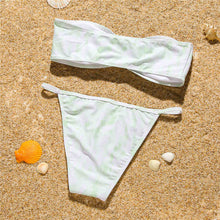Load image into Gallery viewer, Bandeau Tie Dye Bikini Set
