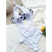 Load image into Gallery viewer, Mesh Sheer Splicing Push Up Monokini