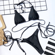 Load image into Gallery viewer, Wrap Around String Thong Bikini