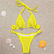 Load image into Gallery viewer, Shiny Rhinestone Mini Bikini