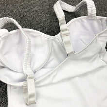 Load image into Gallery viewer, Elastic Strap Backless One Piece Swimsuit