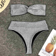 Load image into Gallery viewer, Shiny Glitter Sparkling Bikini Set