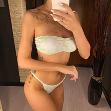 Load image into Gallery viewer, Bandeau Tie Dye Bikini Set