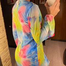 Load image into Gallery viewer, Halter Tie Dye Bikini With Sarong