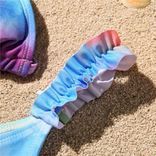 Load image into Gallery viewer, Ruffled Frilled Tie Dye Bikini
