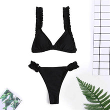 Load image into Gallery viewer, Ruffled Frilled Tie Dye Bikini