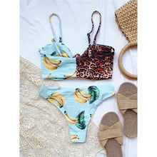 Load image into Gallery viewer, Sexy Splicing Leopard Bikini
