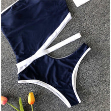Load image into Gallery viewer, One Shoulder Cut Out Monokini