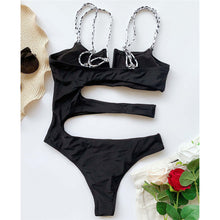 Load image into Gallery viewer, V Neck Tummy Cut Out Monokini