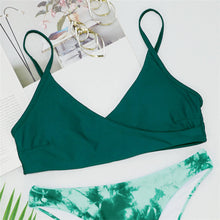 Load image into Gallery viewer, Tie Dye Twist Bra Bikini