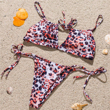 Load image into Gallery viewer, Leopard Cut Out Bikini
