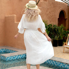 Load image into Gallery viewer, Boho Pure Color Cotton Bikini Cover Ups
