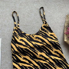 Load image into Gallery viewer, Tiger Printed One Piece Swimwear
