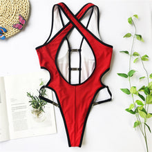 Load image into Gallery viewer, High Leg Cut Out Monokini
