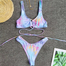 Load image into Gallery viewer, Tie Dye Wrap Around Bikini
