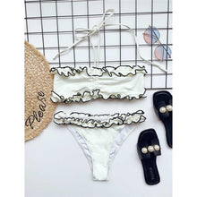 Load image into Gallery viewer, Lettuce Trim Bikini Set
