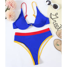 Load image into Gallery viewer, Tie Dye Splicing Bikini
