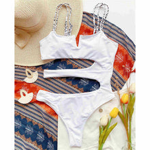 Load image into Gallery viewer, V Neck Tummy Cut Out  Monokini
