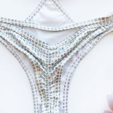 Load image into Gallery viewer, Shiny Sequins Push Up Bikini
