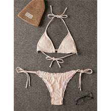 Load image into Gallery viewer, Ruffled Frilled Brazilian Bikini Set
