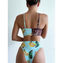 Load image into Gallery viewer, Sexy Splicing Leopard Bikini
