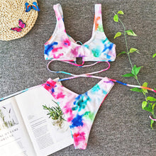 Load image into Gallery viewer, Tie Dye Wrap Around Bikini
