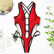 Load image into Gallery viewer, High Leg Cut Out Monokini
