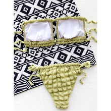 Load image into Gallery viewer, Pleated Bandeau Bikini
