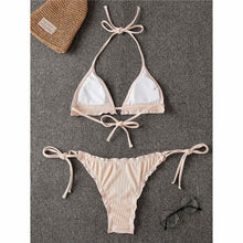 Load image into Gallery viewer, Ruffled Frilled Brazilian Bikini Set
