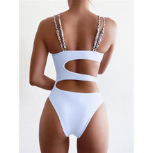 Load image into Gallery viewer, V Neck Tummy Cut Out  Monokini
